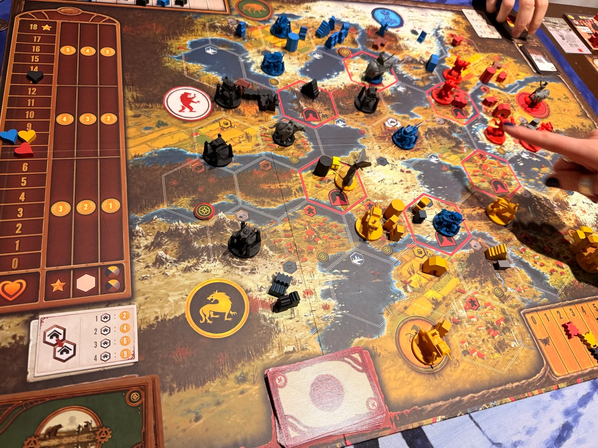 Leden spelen Scythe